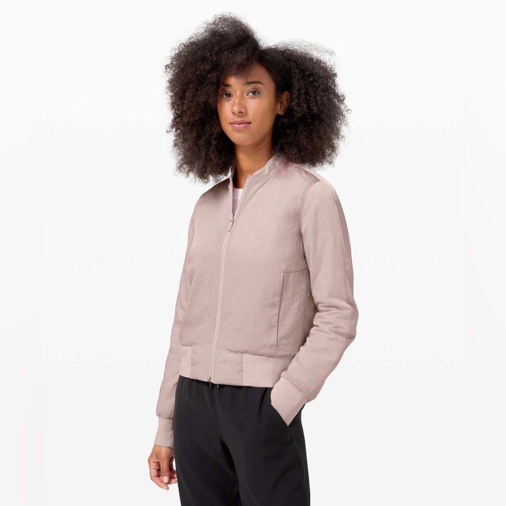 Lululemon non stop reversible bomber jacket size 6 NWOT